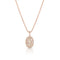 3ct champagne diamond oval pendant necklace with halo <span class='visuallyhidden'>Call, text 323-404-2959 for shopping help.</span>